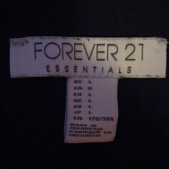 Navy Sheer sleeveless blouse - Picture 4 of 5